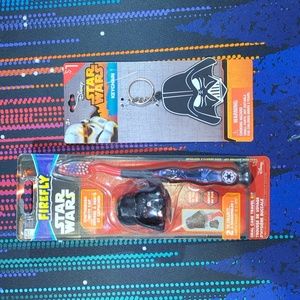Darth Vader Toothbrush and Keychain combo
